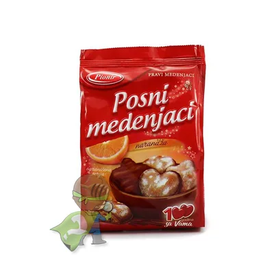 Medenjaci Posni Narandza Pionir 350 g