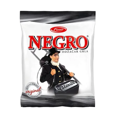 Bombone Gumene Negro Pionir 100 g