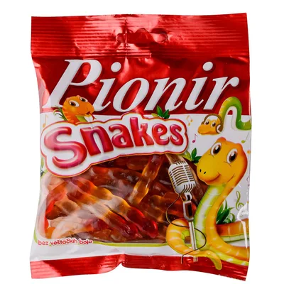 Bombone Gumene Snakes Pionir 100 g
