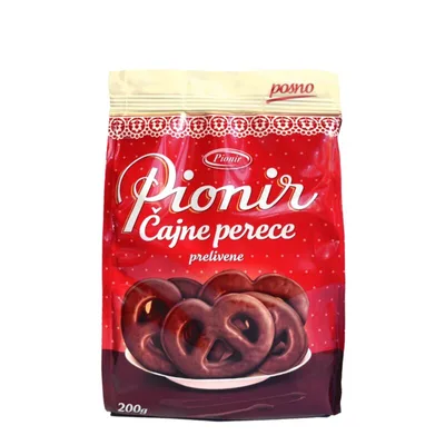 Keks Pionir Perece Prelivene 200 g