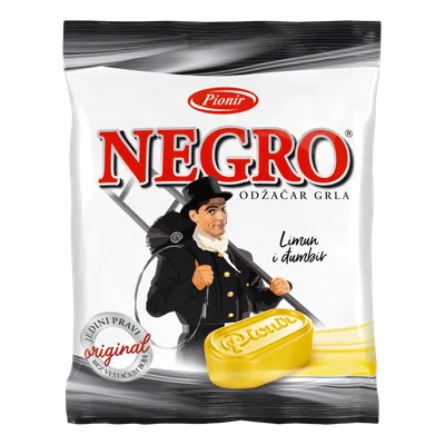 Bombone Negro Limun I Djumbir To Go Pionir 100 g