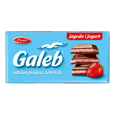 Čokolada Galeb Jagoda I Jogurt Pionir 100 g