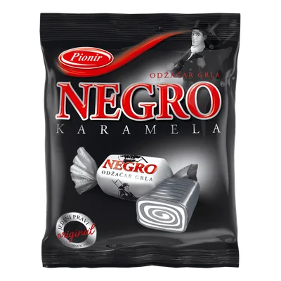 Bombone Pionir Negro 100 g