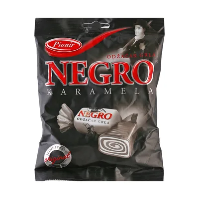 Bombon Negro Karamela Pionir 100 g