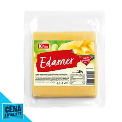 K Plus Sir Edamer Pt Pm 45% 250 g