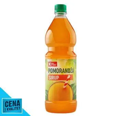 K Plus Sirup Pomorandža 1 L