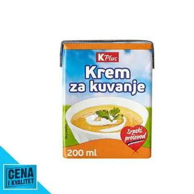 K Plus Krem Za Kuvanje 200 ml