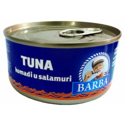 Tuna Komadi U Sopstvenom Soku Barba 170 g