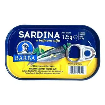 Sardina U Ulju Barba 125 g