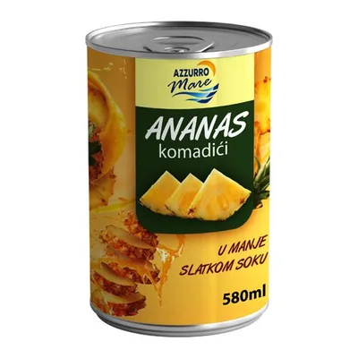 Ananas Komadici Konzerva Stella Di Mare 580 ml