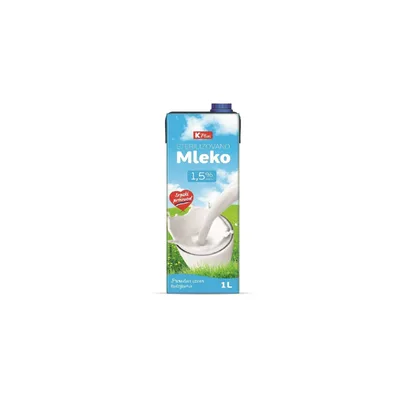 K Plus Mleko Uht 1.5%mm M 1 L