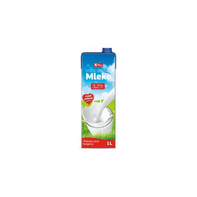 K Plus Mleko Uht 3.2%mm M 1 L