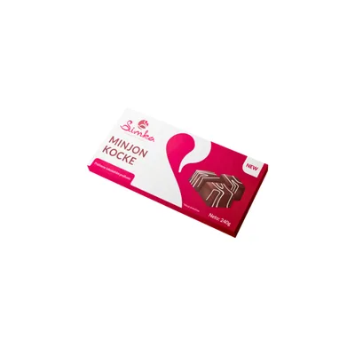 Cokolada Dezert Simka Minjon Kocke 240 g
