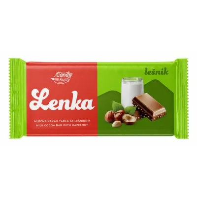Cokolada Mlecna Lenka Lesnik 100 g