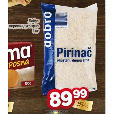Dobro Pirinač Dugo Zrno Š 1 kg