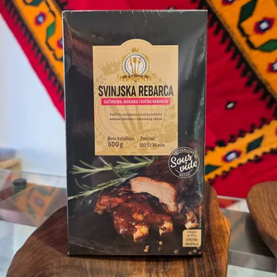 Dobro Selekcija Suvidirana Svinjska Rebra 600 g