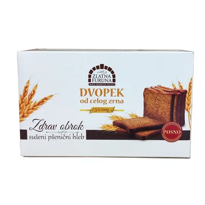 Dvopek Od Celog Zrna Zlatna Furuna 200 g
