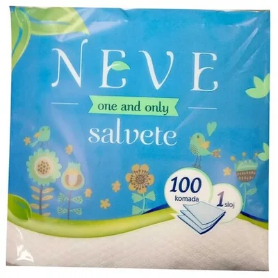 Salvete Neve Jednoslojne 33x33 D Plus