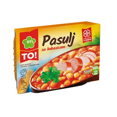 Pasulj Sa Paradajz Sosom Alshahia 400 g