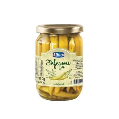 Alloro Feferoni Ljuti 680 g
