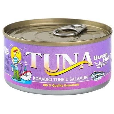 Tunjevina U Salamuri Komadići Ocean Fish 185 g