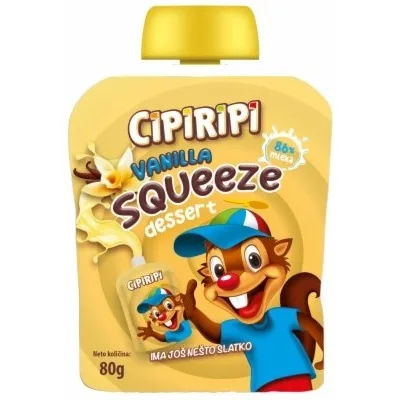 Moja Kravica Cipirpi Squeeze Dessert Vanila 80 g