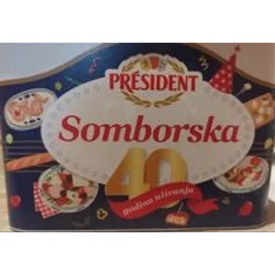 Somboled Sir Beli Meki President 45% 900 g