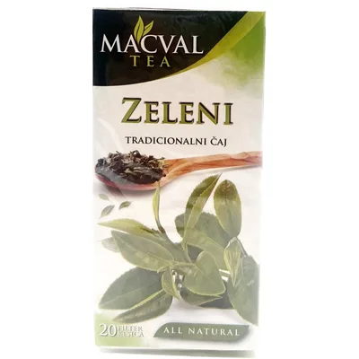 Čaj Zeleni Simply Natural Macval 30 g