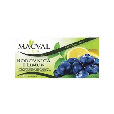 Extravaganza Borovnica I Limun Filter Macval 40 g