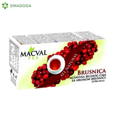 Čaj Macval All Natural Brusnica 30 g