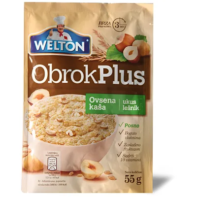 Ovsena Kaša Lešnik Welton 55 g