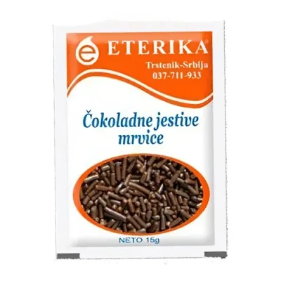 Mrvice Cokoladne Jestive Eterika 15 g