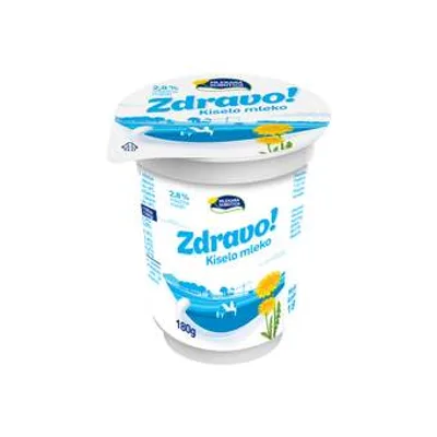 Zdravo Kiselo Mleko 2,8%mm 180 g