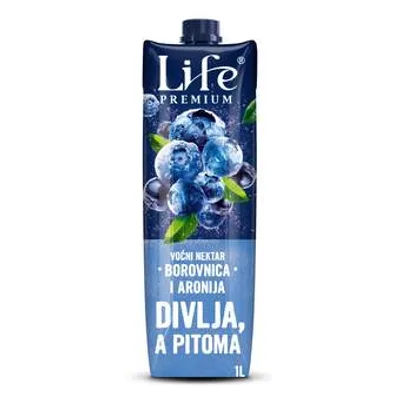 Nectar Brik Borovnica 100% Life