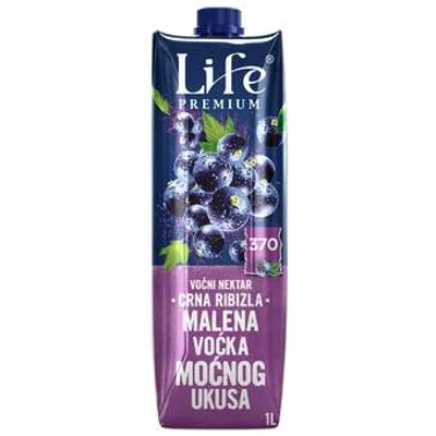 Nectar Sok Life Crna Ribizla 25% 1 L