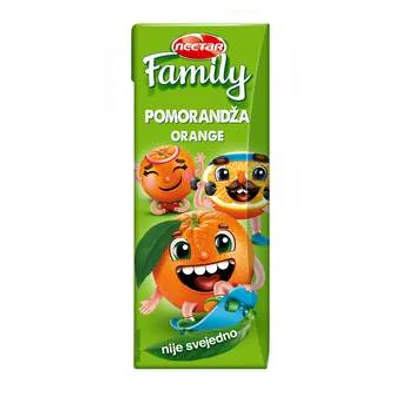 Nectar Family Voćni Nektar Pomorandža Brik 200 ml