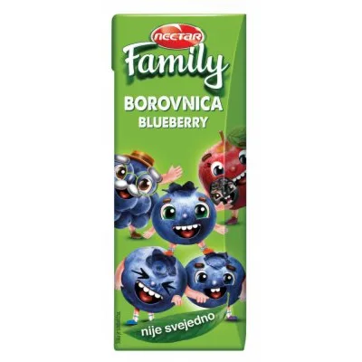 Nectar Sok Family Borovnica 200 ml