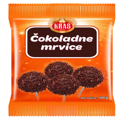 Cokoladne Mrvice Omega/Kom 25 g