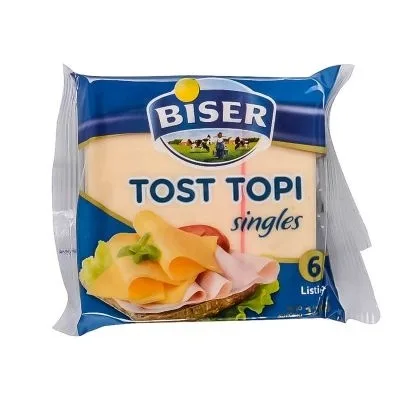 Biser Sir Topljeni Mlekoprodukt Tost Singles Listici 120 g