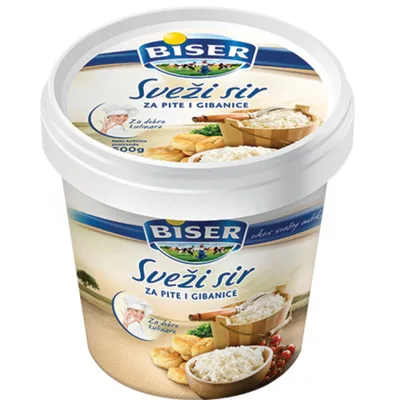 Biser Sir Sveži Za Pite I Gib 500 g