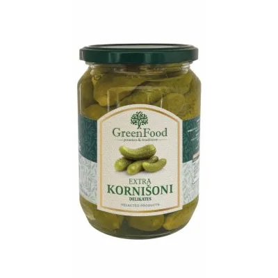Kornišon Extra Delikates 3-6 Greenfood 670 g
