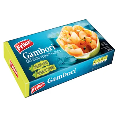 Frikom Smrznuti Repovi Gambora Očišćeni 250 g