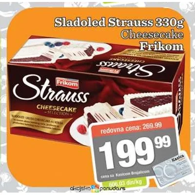 Frikom Sladoled Strauss Cheesecake 395 g