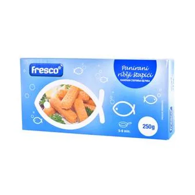 Frikom Smrz.Panirani Riblji Stapici Fresco 250 g