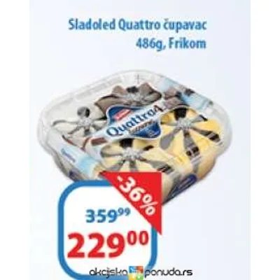 Frikom Sladoled Quattro Cupavac 486 g