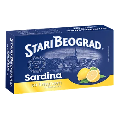 Sardina Stari Beograd Limun 100 g