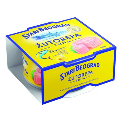 Tunjevina Stari Beograd Zutorepa U Suncokretovom Ulju 160 g
