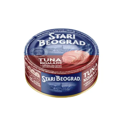 Tuna Komadi Blago Dimljenog Ukusa U Biljnom Ulju 0160 Stari Beograd