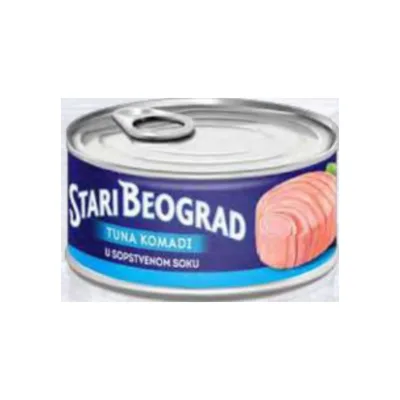 Tuna Stari Beograd Komadi U Sopstvenom Soku 160 g