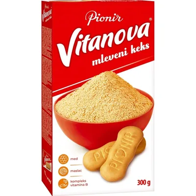 Keks Pionir Vitanova Mlevena 300 g